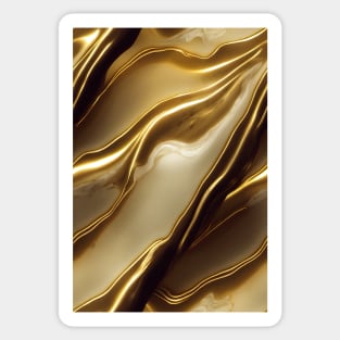 Gild Marble Gold Stone Pattern Texture, for people loving elegant, luxury and gold #7 Sticker